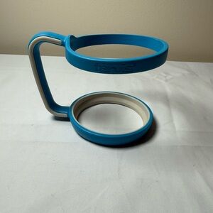 tervis Blue and White Silicone Tumbler Handle